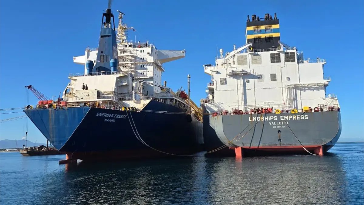 Energía 2000 recibe el primer cargamento de gas natural licuado (LNG) para su proyecto Manzanillo Power Land