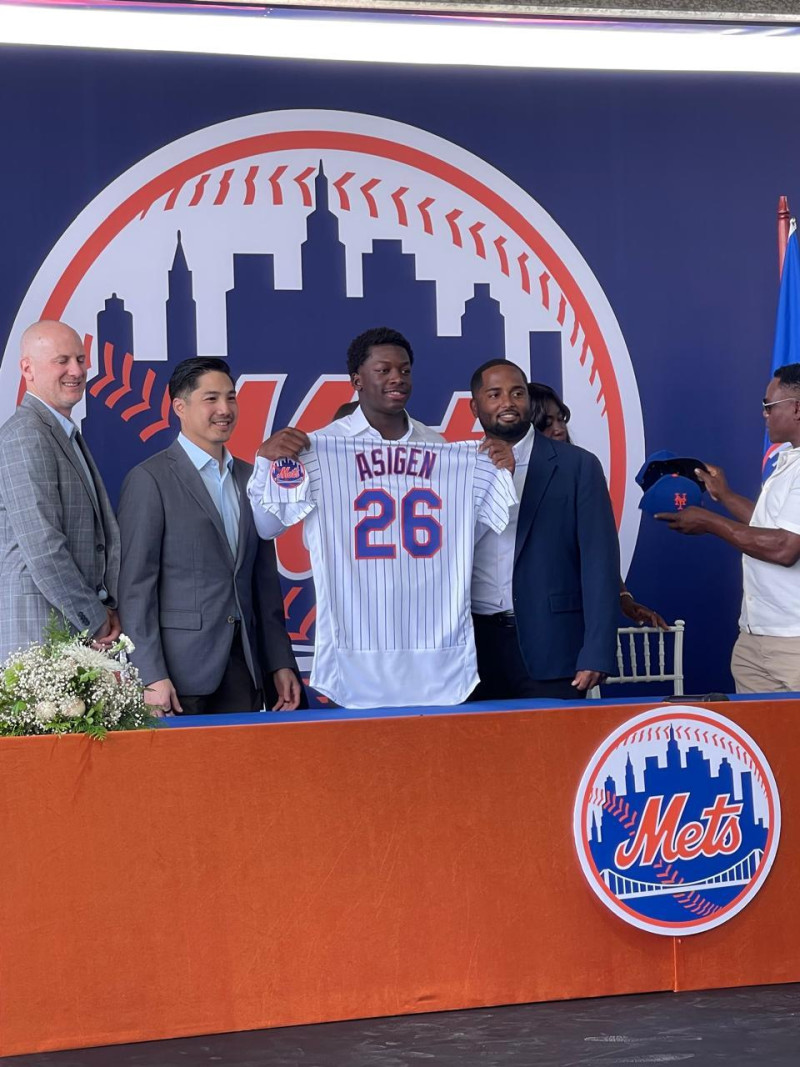 Wandy Asigen y los esfuerzos para cumplir su primer gran paso hasta firmar con los Mets