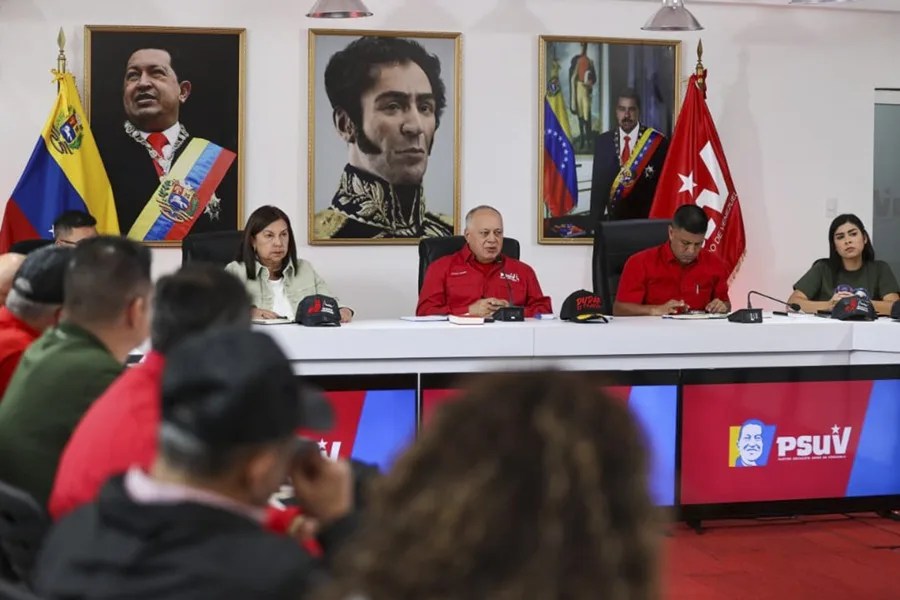 Cabello dice que Venezuela está "en paz" tras cumplirse dos semanas del ataque de EE.UU.